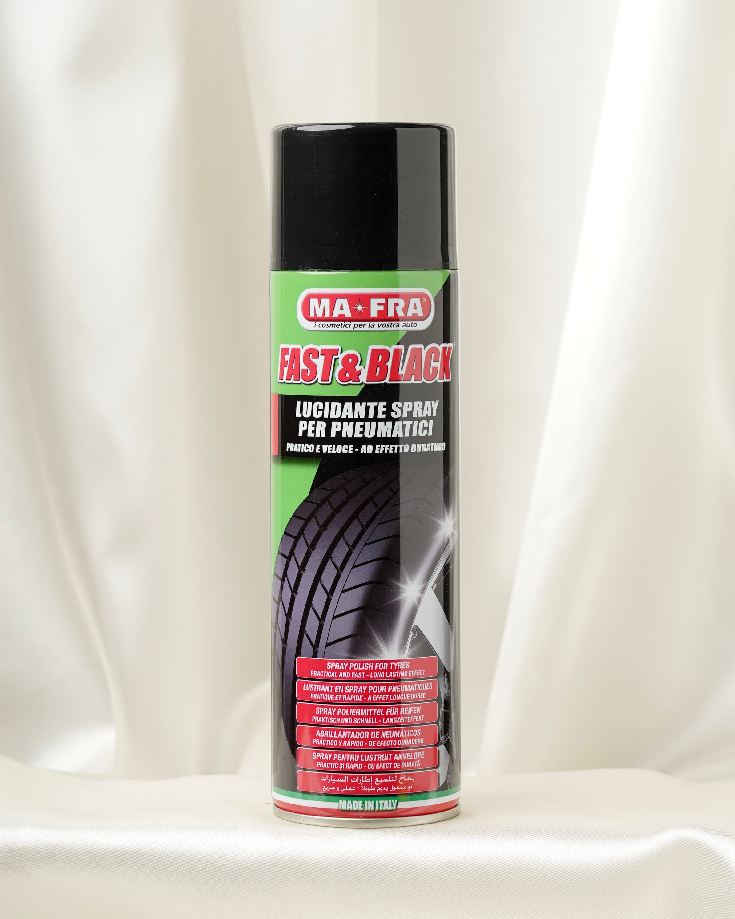 Image of Ma.fra - Fast & Black - Lucidante Spray Per Pneumatici